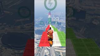 impossible gta 5 mega ramp #gta #megaramp #gtaonline #shorts