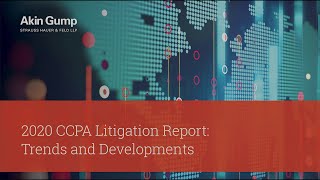 2020 CCPA Litigation Report: Trends and Developments