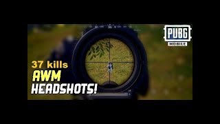 PUBG TOP 37 убийств из AWM PUBG MOBILE