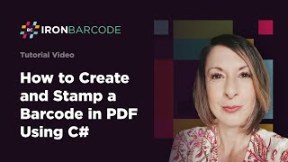 How to Create and Stamp Barcodes in PDF Documents Using IronBarcode