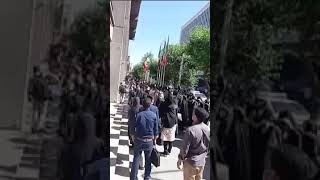 Continuation of teachers' protest rally in front of the Ministry of Education