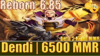 Dota 2 reborn 6 85 Dendi 6500 MMR Invoker Ranked Match Gameplay!