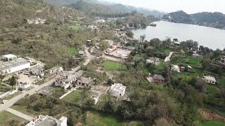 drone shot at mansar