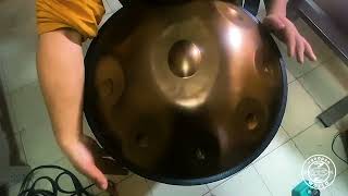 Horayzon Professional Handpan | E La Sirena 16 | Edelstahl | 440 Hz