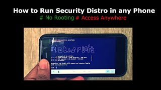 How to run Kali Linux in any phone without rooting