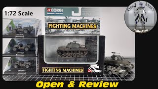 1:72 Tanks & Jeeps from Corgi, Cararama and more Open & Review