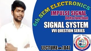 LECTURE ➡ 04 // 6th SEM ELECTRONICS //SIGNAL & SYSTEM // DIPLOMA IN ELECTRONICS ENGINEERING//(SBTE)