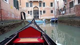 Gondola ride in Venice