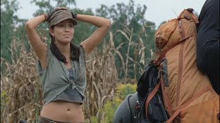 Rosita Sassy Scene - The Walking Dead: 4x11 'Claimed' (2014) HD