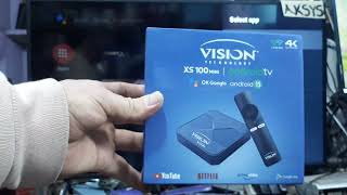 vision xs 100  google android 12 mois ip gratuit prix 370 dh