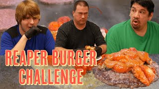 3 Guys Attempt the Fear the Reaper Burger Challenge