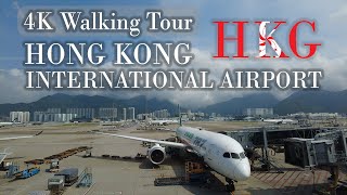 4K Walking Tour | HKG Hong Kong International Airport after customs | May 2023 | DJI pocket 2