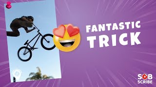 😱 Fantastic Trick | Bike | Bicycle | Bmx Tricks 🔥 ADVENTURES FEVER #shorts