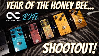 Honey Bee Overdrive Shootout! | BJFe Hardwired HBOD & Orchid Bee + One Control HBOD and HBOD Minis!