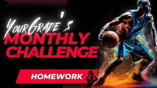 Your basketball challenge for the month... per grade!