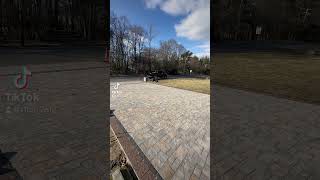 Beautiful paver driveway completed