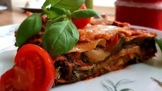 Lasagne, leveles parajjal