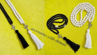 طريقه عمل سبحه بالخرز وتنفع عقد بالخرز كمان|Tasbih with beads and necklace