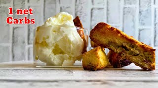 Easy 3 Ingredients Keto Banana Ice Cream | 1 net Carb