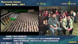 Goldeneye 007 :: SPEED RUN (0:24:01) (Co-op) #AGDQ 2014 [N64]