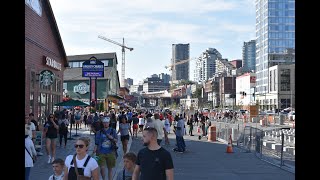 A walk along the Seattle waterfront and piers