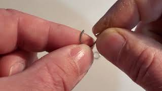 How to Open and Close Seamless Hoop Nose ring. Body jewelry. Split ring.