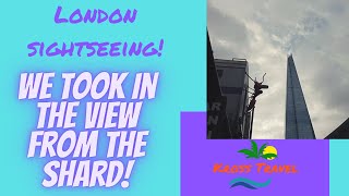 London Sightseeing - We Took In The View From Shard #viewfromtheshard #londonsightseeing