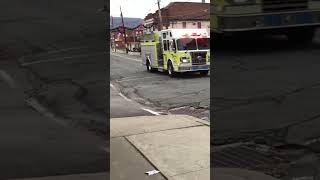 Squad 22 Blakley Fire Department responding