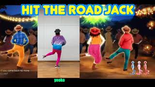 Hit The Road Jack Full【Line Dance version】just dance game #hittheroadjack