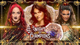 Alba Fyre VS Lita VS Eve Torres - World Womens Champion (Night of Champions #1 WWE 2K24)