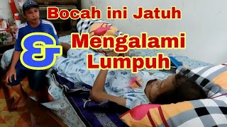 BeritaDua News :Lumpuh akibat Jatuh || Berharap Kesembuhan buat aqila.