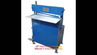 Manual Cardboard V Grooving Machine Model 2