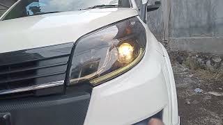 foglamp daymeker angel eyes terpasang di toyota rush ONE SHOP CAR AUDIO KLUNGKUNG