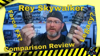 Unboxing Hasbro Force FX Elite Rey Lightsaber & Comparison to Galaxy's Edge Legacy. Which is Better?