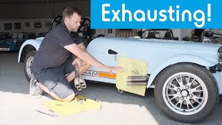 How to change a Caterham exhaust