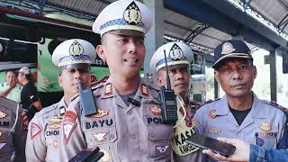 RAMP CHECK SATLANTAS POLRES PONOROGO DI TERMINAL TIPE A SELOAJI PONOROGO