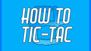 Easy Foosball Tutorials #10: How To Tic-Tac