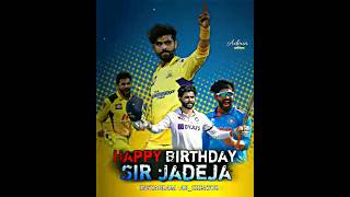 Sir Ravindra Jadeja || Sir Ravindra jadeja Birthday Status|| #shorts