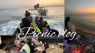 Samundar🌊Kinaare Picnic with Family | First Time on Boat | Ocean Vibes #explore #picnic #2023