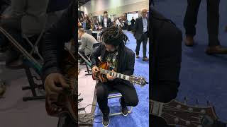 Winter NAMM 2024 - Anaheim, CA - Maxey Archtops Lark