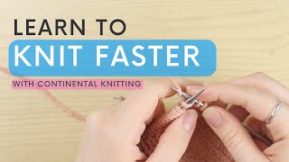 How I Knit 1x1 Rib Faster as a Continental Knitter