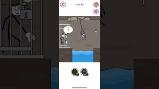 Theif robber level 65 #gaming #savehim #stickman  #drawtosave #theifthand #theiftpuzzel