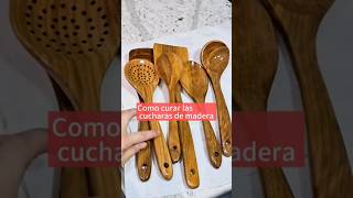 Como curar las manchas de madera  #tipsdecocina #parati #Cucharasdemadera #tips