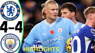 Chelsea vs Man City 4-4 - All Goals and Extended Highlights - 2023 🤯 HAALAND 2 GOALS