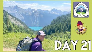 Day 21- Great Divide Trail | Perfect Hiking Day on Wonder Pass in Mount Assiniboine Provincial Park