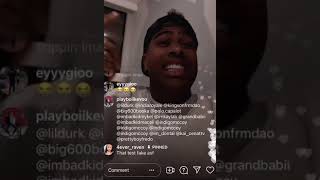 PRETTYBOYFREDO LIVE SPEAKS ON EX GIRLFRIEND KYRS V POSSIBLY BEING PREGNANT 🤰👀