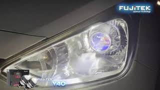 ĐÈN BI LED PHA 3 MÀU FUJITEK V40