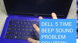 dell laptop 5 beep sound problem ! dell laptop! #dell #laptop