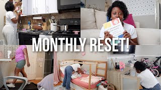 MONTHLY RESET ROUTINE! DAILY CLEANING ROUTINE, GOAL SETTING, CURRENT BOOK FAVS, SETTING BOUNDARIES