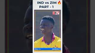 IND VS ZIM 2nd T20 | Abhishek Sharma 🔥 #cricket #t20worldcup #2024 #viratkohli #india #shorts #fun